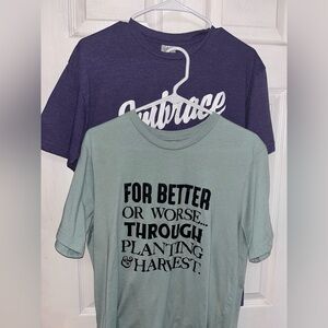 Kids Graphic Tees - Mint and Purple